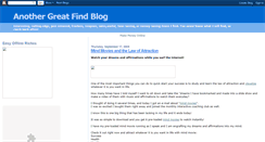 Desktop Screenshot of anothergreatfind.blogspot.com