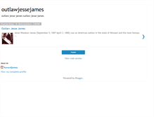 Tablet Screenshot of outlawjessejames.blogspot.com