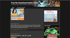 Desktop Screenshot of freenodownloadonlinegame.blogspot.com