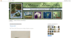 Desktop Screenshot of melissaadamsart.blogspot.com