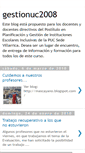 Mobile Screenshot of gestionuc2008.blogspot.com