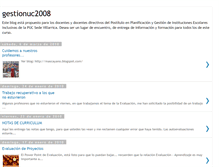 Tablet Screenshot of gestionuc2008.blogspot.com