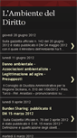 Mobile Screenshot of ambientedeldiritto.blogspot.com