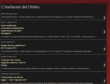 Tablet Screenshot of ambientedeldiritto.blogspot.com