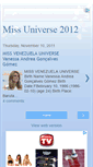 Mobile Screenshot of miss-universe-contestant.blogspot.com