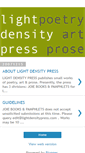 Mobile Screenshot of lightdensitypress.blogspot.com