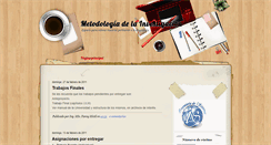 Desktop Screenshot of metodologiadeproyectosdeing.blogspot.com