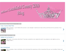 Tablet Screenshot of misslitchfieldcounty2009.blogspot.com