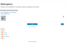 Tablet Screenshot of helicopterinfomation.blogspot.com