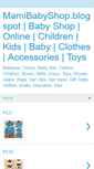 Mobile Screenshot of mamibabyshop.blogspot.com