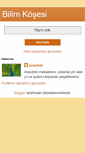 Mobile Screenshot of bilimkosesi.blogspot.com