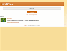 Tablet Screenshot of bilimkosesi.blogspot.com