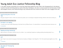 Tablet Screenshot of ecojusticefellowship.blogspot.com