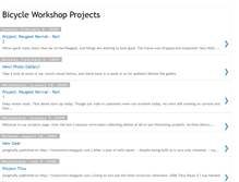 Tablet Screenshot of bicycleworkshopprojects.blogspot.com