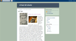 Desktop Screenshot of elbauldemiabuelo.blogspot.com