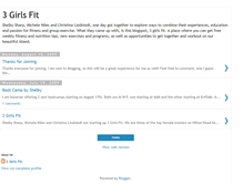Tablet Screenshot of 3girlsfit.blogspot.com