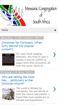 Mobile Screenshot of messianicsa.blogspot.com