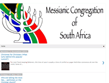 Tablet Screenshot of messianicsa.blogspot.com