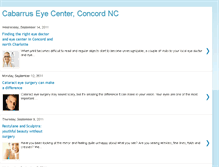 Tablet Screenshot of cabarruseye.blogspot.com