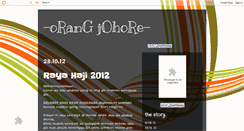 Desktop Screenshot of orangjohore.blogspot.com