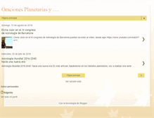 Tablet Screenshot of oracionesplanetarias.blogspot.com
