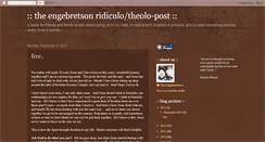 Desktop Screenshot of engebretsonpost.blogspot.com