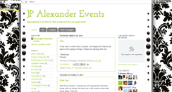 Desktop Screenshot of jpalexanderevents.blogspot.com