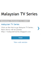 Mobile Screenshot of malaysiantvseries.blogspot.com