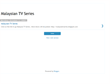 Tablet Screenshot of malaysiantvseries.blogspot.com