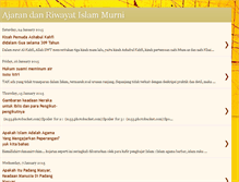 Tablet Screenshot of ajaranislammurni.blogspot.com