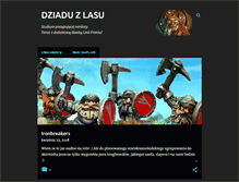 Tablet Screenshot of dziadu-z-lasu.blogspot.com