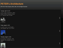 Tablet Screenshot of petersvisualofarchitecture.blogspot.com