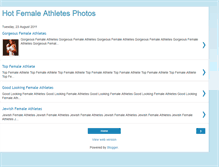 Tablet Screenshot of hotfemaleathletesphotos.blogspot.com