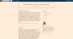 Desktop Screenshot of christinadiazgonzalez.blogspot.com