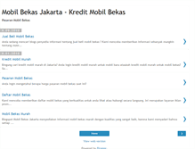 Tablet Screenshot of mobilbekasjakarta.blogspot.com