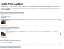 Tablet Screenshot of falemprofessores.blogspot.com