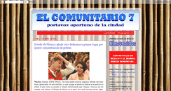 Desktop Screenshot of elcomunitario7.blogspot.com