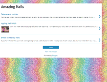 Tablet Screenshot of amazingnailsforyou.blogspot.com