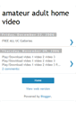 Mobile Screenshot of amateuradulthomevideo.blogspot.com