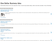Tablet Screenshot of onedollarbusinessidea.blogspot.com