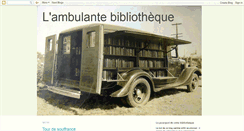 Desktop Screenshot of bibliotheque-ambulante.blogspot.com