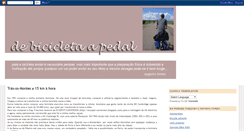 Desktop Screenshot of debicicletaapedal.blogspot.com