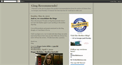 Desktop Screenshot of gingrecs.blogspot.com