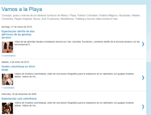 Tablet Screenshot of alaplayavamos.blogspot.com