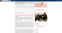 Desktop Screenshot of consciousmanager.blogspot.com