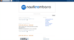 Desktop Screenshot of clubnauticocombarro.blogspot.com