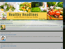 Tablet Screenshot of healthyheadlines.blogspot.com