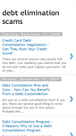 Mobile Screenshot of debteliminationscams.blogspot.com