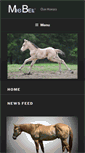 Mobile Screenshot of micbelquarterhorses.blogspot.com