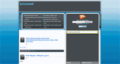 Desktop Screenshot of lyricsmasti.blogspot.com